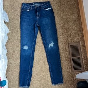Girl’s Old Navy Blue Distressed Jeans- Size 18